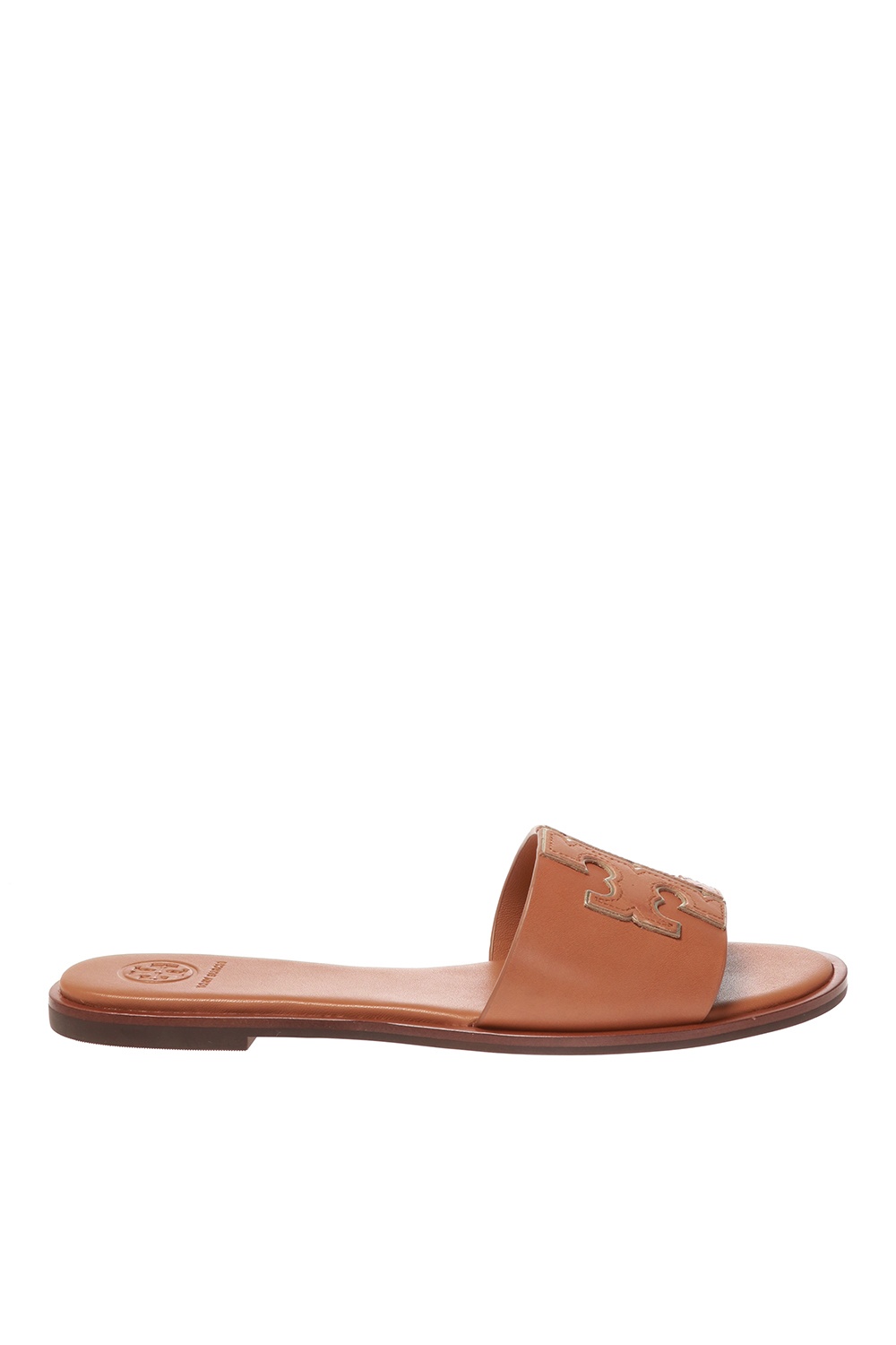 Tory burch ines online leather slides